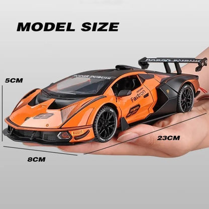 FrameYourWheels™ Lamborghini Essenza SCV12 Diecast Car With Sound & Light | 1:24 Scale